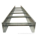 Bandeja de cable de escalera de aluminio CSA de alta resistencia a la corrosión